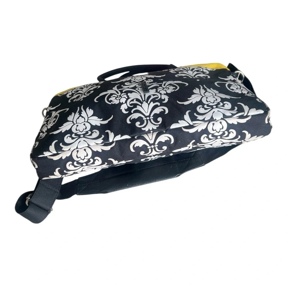 Jackie Jacqueline Savage Mcfee Laptop Travel Handbag With Canvas Shoulder Strap
